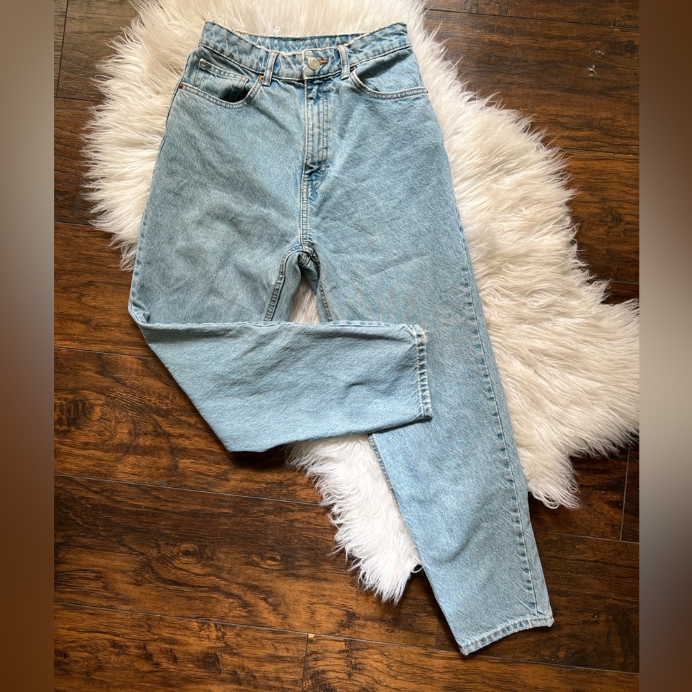 MOM FIT JEANS, blue, Size 4, like new
